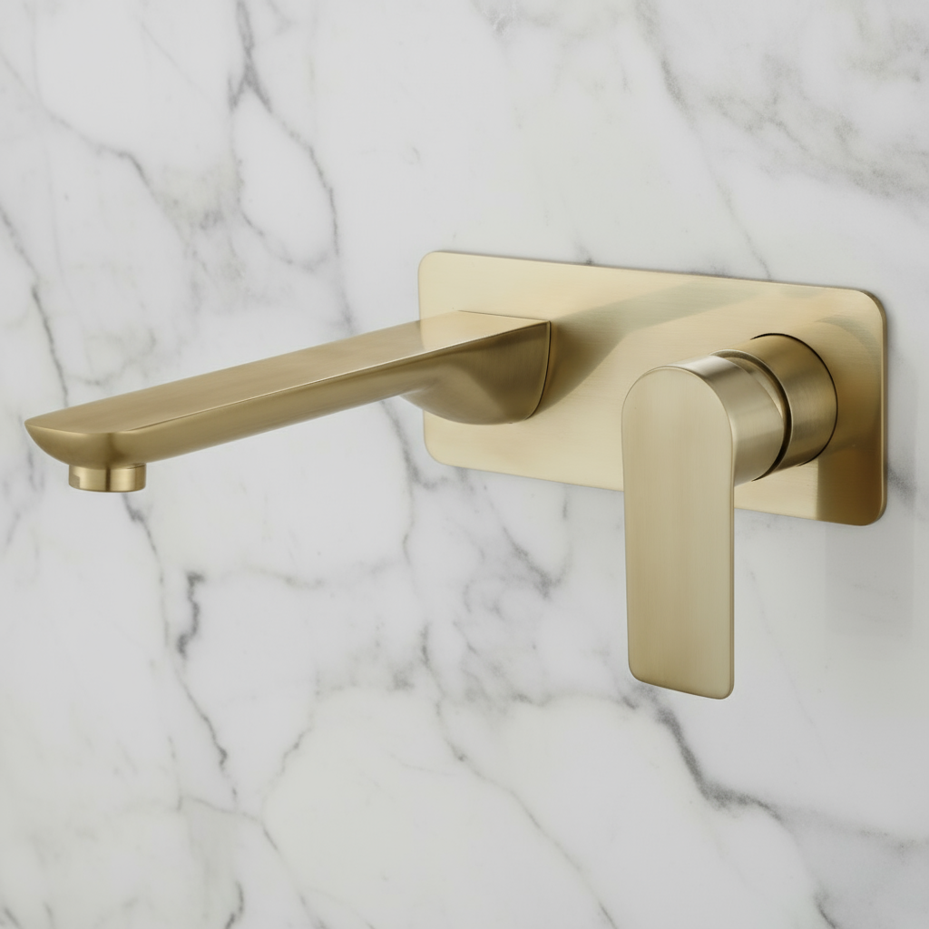 Système de lavabo encastré Silvio — Or brossé