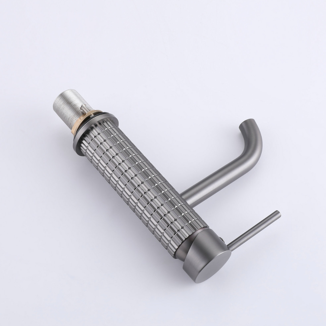 Robinet de lavabo Angelica — Gris canon de fusil