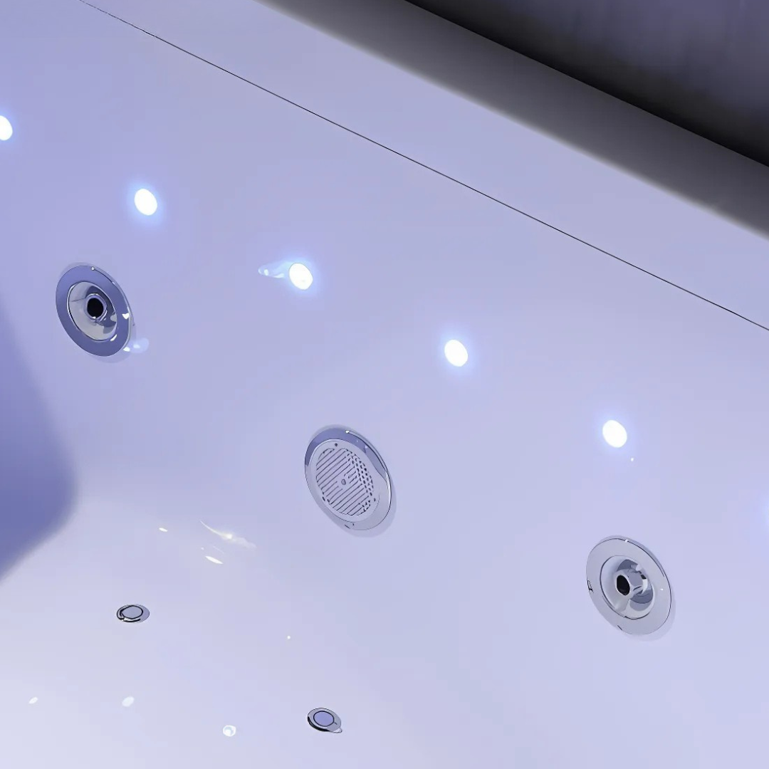 Opbouw Massagebad – Isabella – Glans Wit – 170x115x72 cm