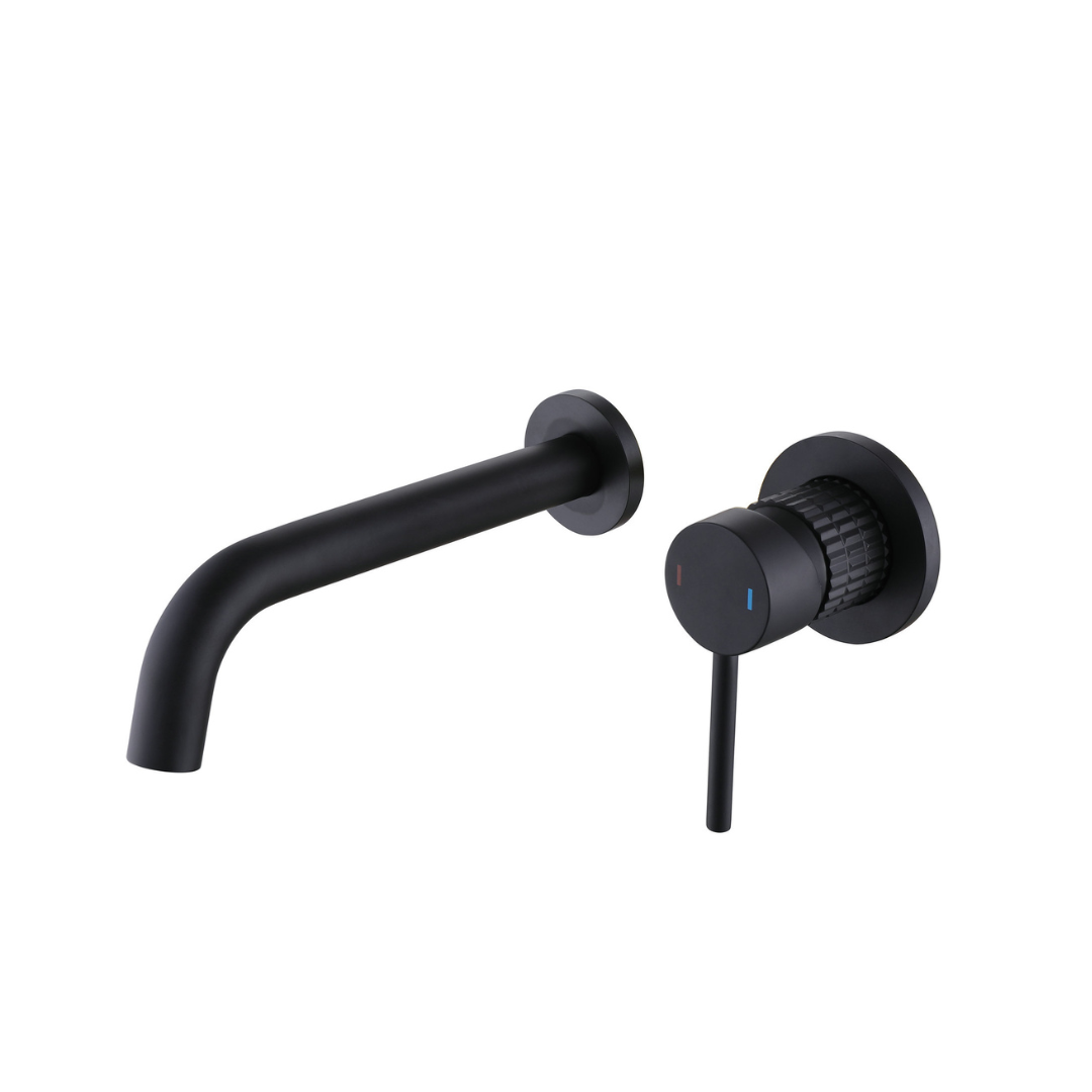 Angelica Inbouw Wastafelkraan Systeem — Mat Zwart