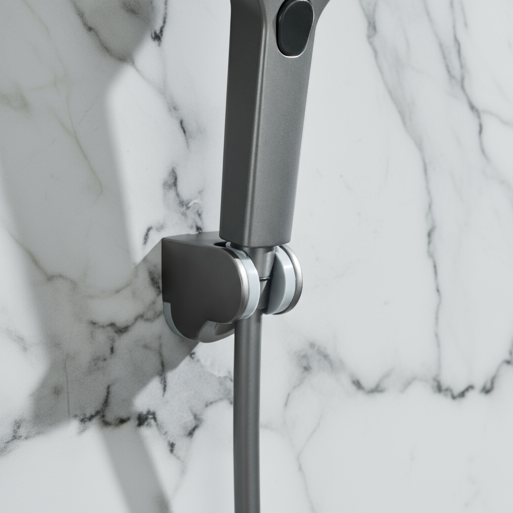 Thermostatisch Douchepaneel Marcelo – Digitale Display - Gunmetal Grey - 182 × 40 × 52 cm