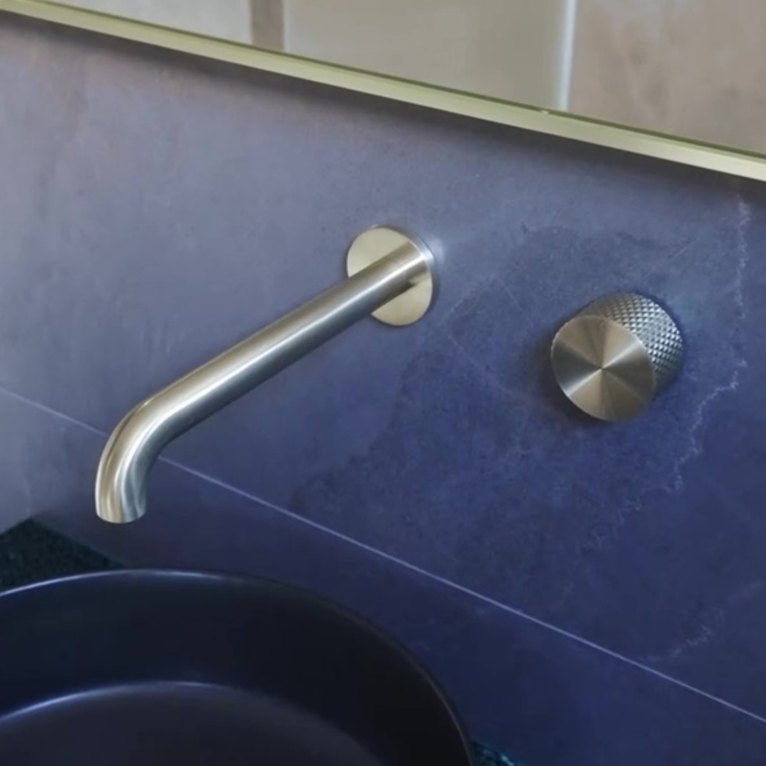 Inbouw wastafelkraan Valencia – Progressive - Brushed gold