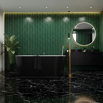 Vrijstaande badkraan Emilia - Geborsteld goud - 88 × 22 × 16 cm