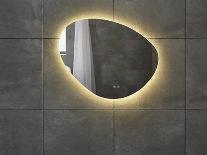 LED Badkamerspiegel - Horizontaal of verticaal - Alessia 80x70cm