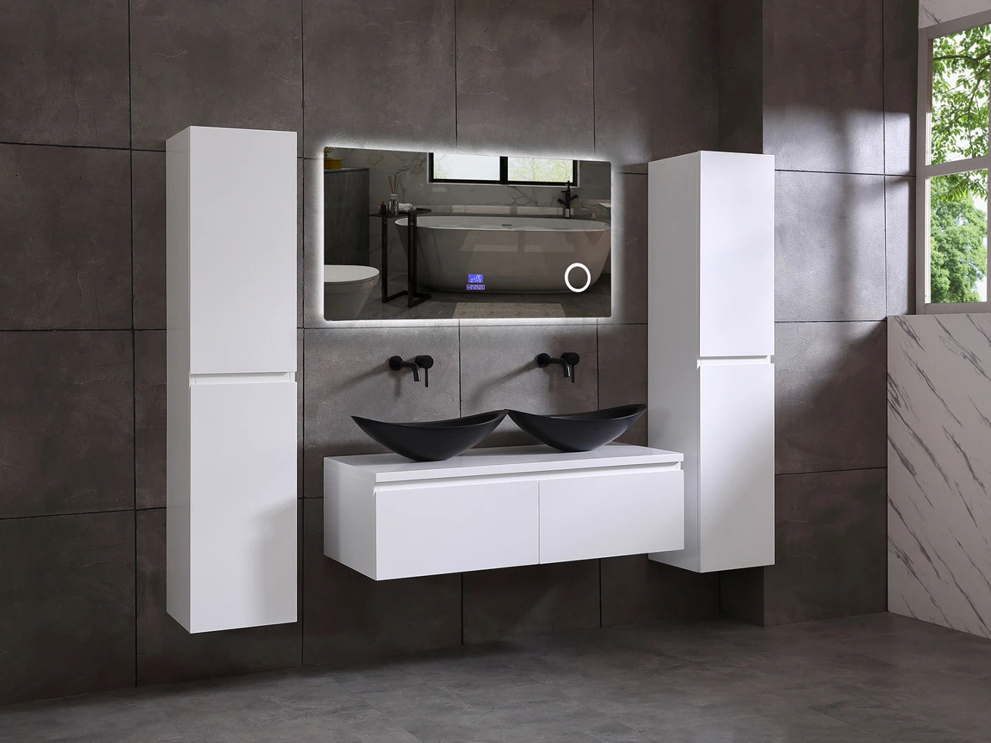 LED Badkamerspiegel - Bluetooth - Lorenzo 120x70cm