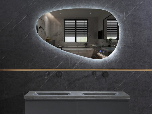 LED Badkamerspiegel - Horizontaal of verticaal - Darla 90x60cm