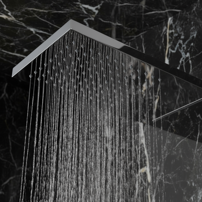 Douchepaneel Nana – Waterval – Massagejets – Chroom- 150 × 20 × 60 cm