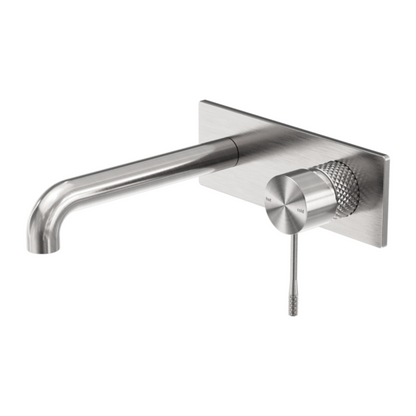 Inbouw wastafelkraan Valencia – Brushed nickel