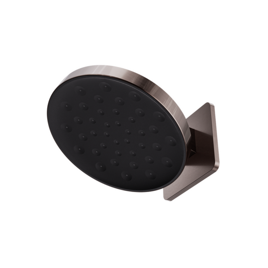 Regendouchekop Sorrento - Met wandbevestiging - Brushed bronze - 300mm