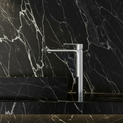 Hoge wastafelkraan  – Silvio – Chroom - 31,5 × 19 × 4,5 cm