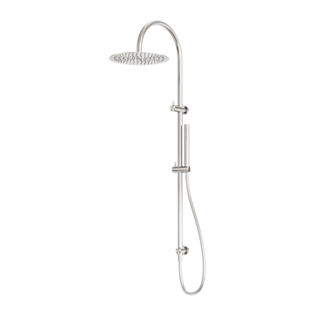 Regendoucheset Capri – Brushed nickel - Met inbouwmengkraan