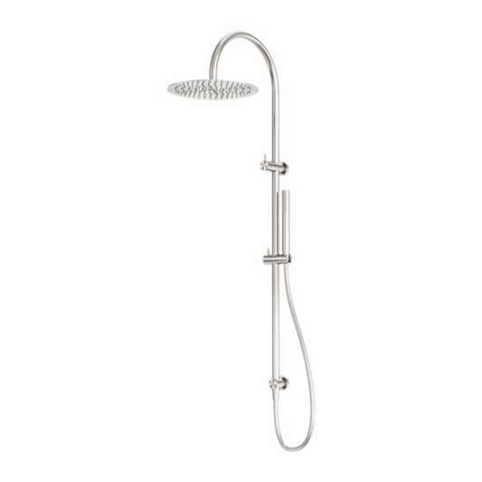 Regendoucheset Capri – Brushed nickel - Met inbouwmengkraan