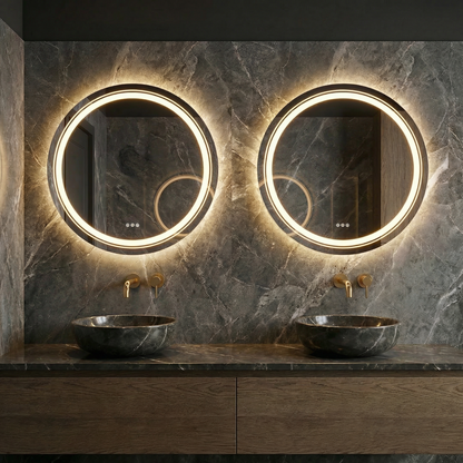 Miroir de salle de bain LED Siena — 80 cm