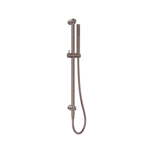 Staafhanddouche met glijstang Capri - Brushed bronze