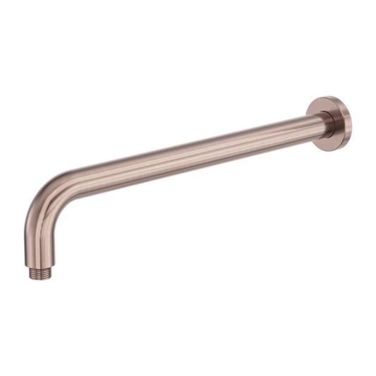 Gebogen Wandarm Capri – Brushed Bronze – 400 mm