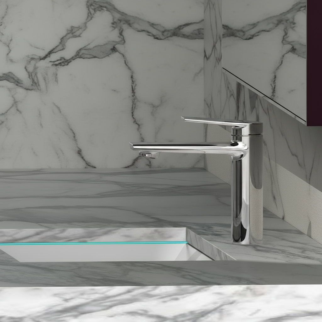 Diego Opbouw Wastafelkraan — Chroom