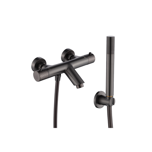 Thermostatische opbouw badkraan - Alessandra - Gunmetal grey
