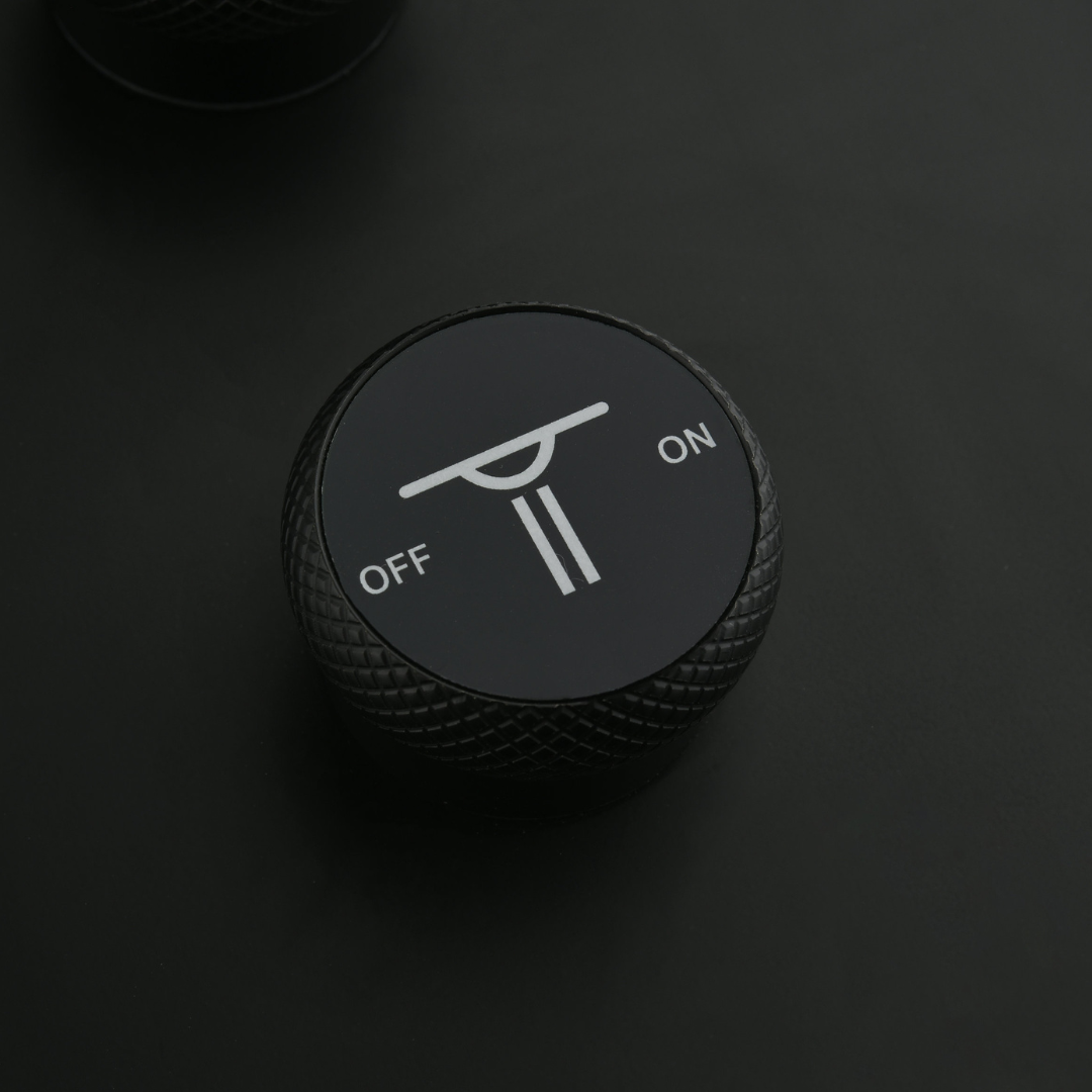 Douchepaneel Elena - LED - Digitaal display - Mat zwart- 145 × 18 × 65 cm