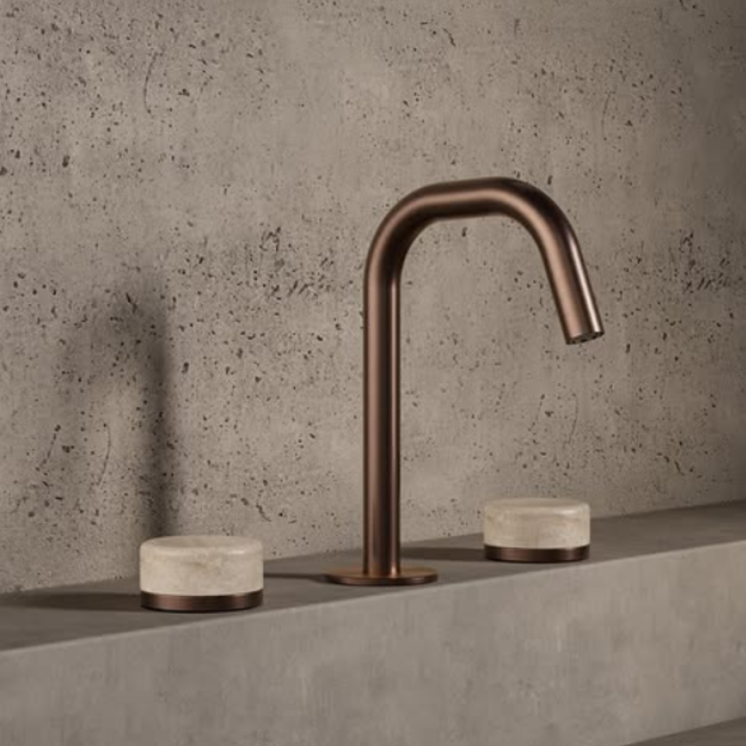 Inbouw mengkraan – Sorrento – Carrara – Brushed bronze