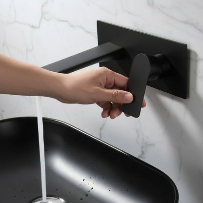 Silvio Concealed Basin System — Matte Black
