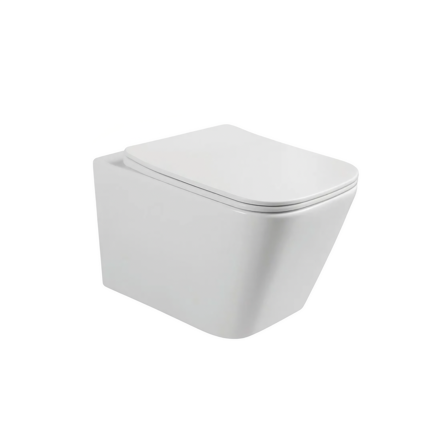 Opbouw Hangend Toilet - Barcelona - Glans Wit - 515x355x340mm