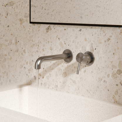 Inbouw wastafelkraan Capri – Zonder achterplaat - Graphite