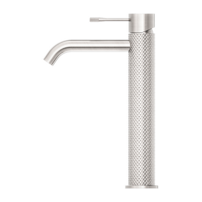 Hoge wastafelkraan Valencia - 1-Gats - Brushed nickel