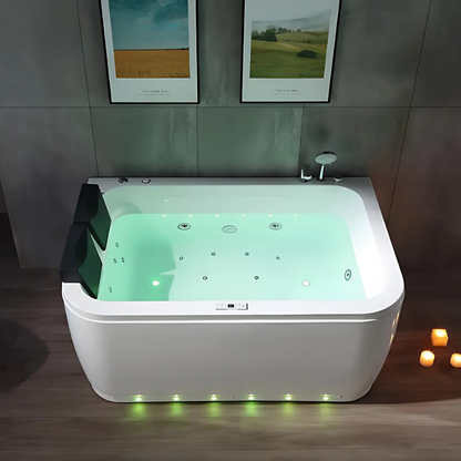 Opbouw Massagebad – Isabella – Glans Wit – 170x115x72 cm