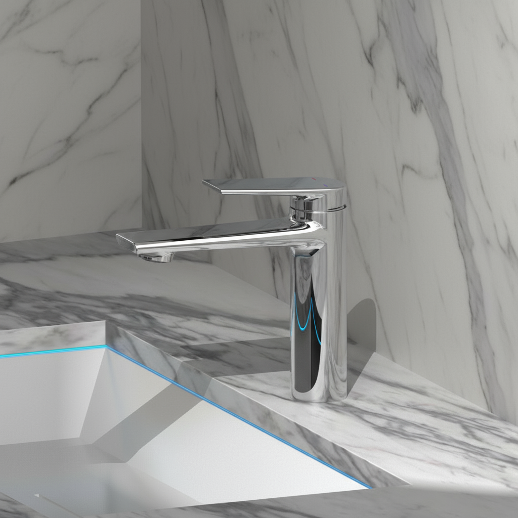 Diego Opbouw Wastafelkraan — Chroom