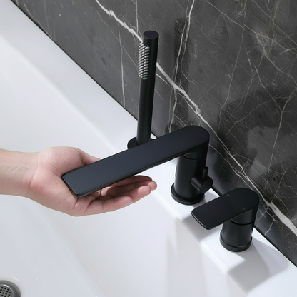 Vero Opbouw Badkraan Systeem — Mat zwart