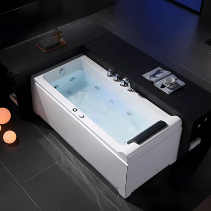 Opbouw Massagebad – Vienna – Glans Wit – 170x78x64 cm