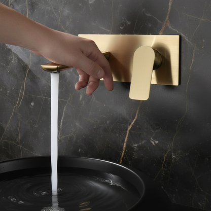 Système de lavabo encastré Silvio — Or brossé