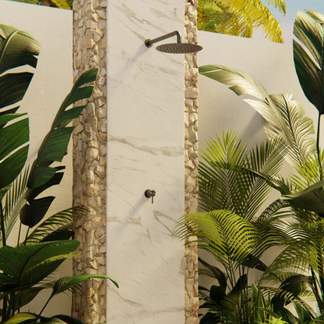 Douchekop Capri – Graphite - 300mm