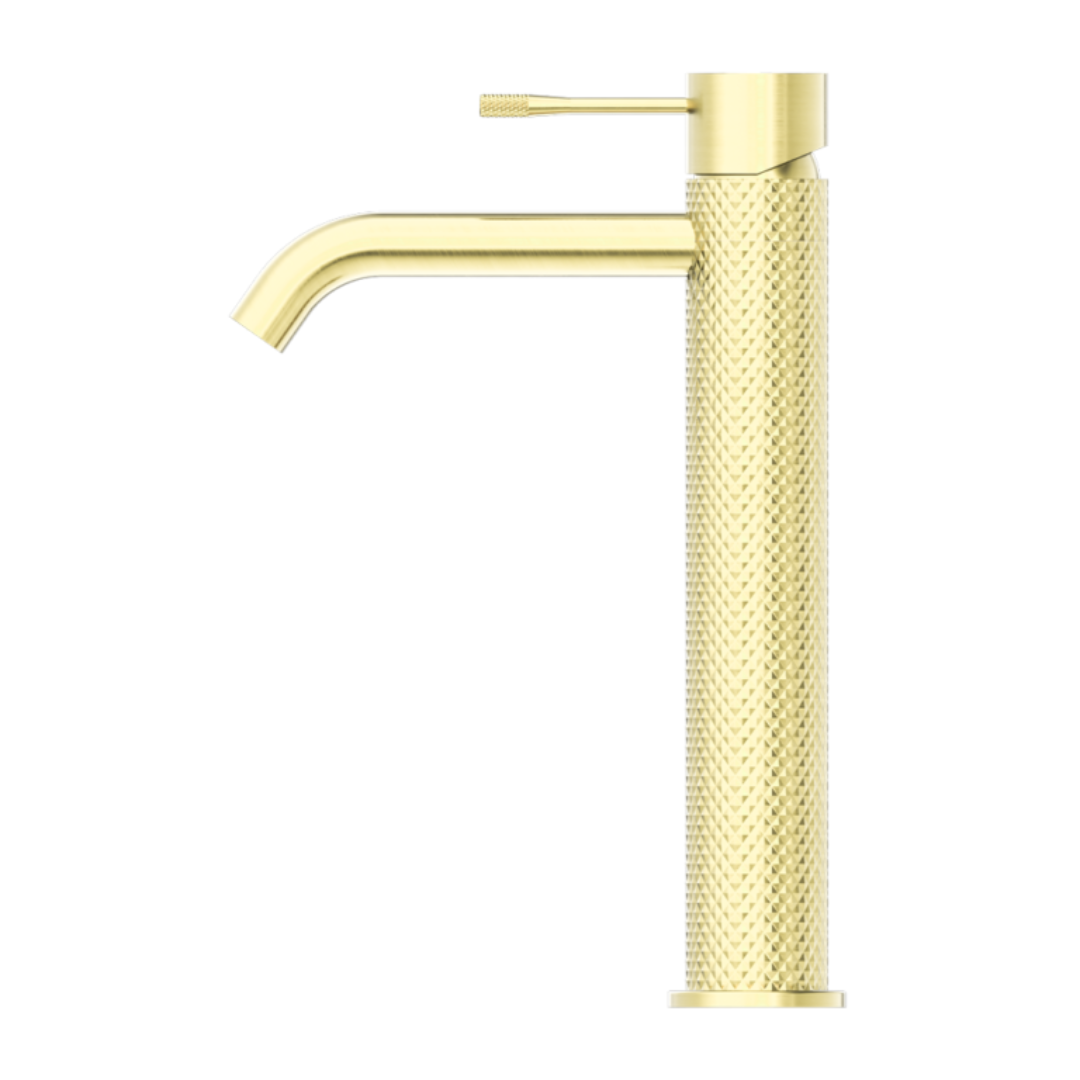 Hoge wastafelkraan Valencia - 1-Gats - Brushed gold