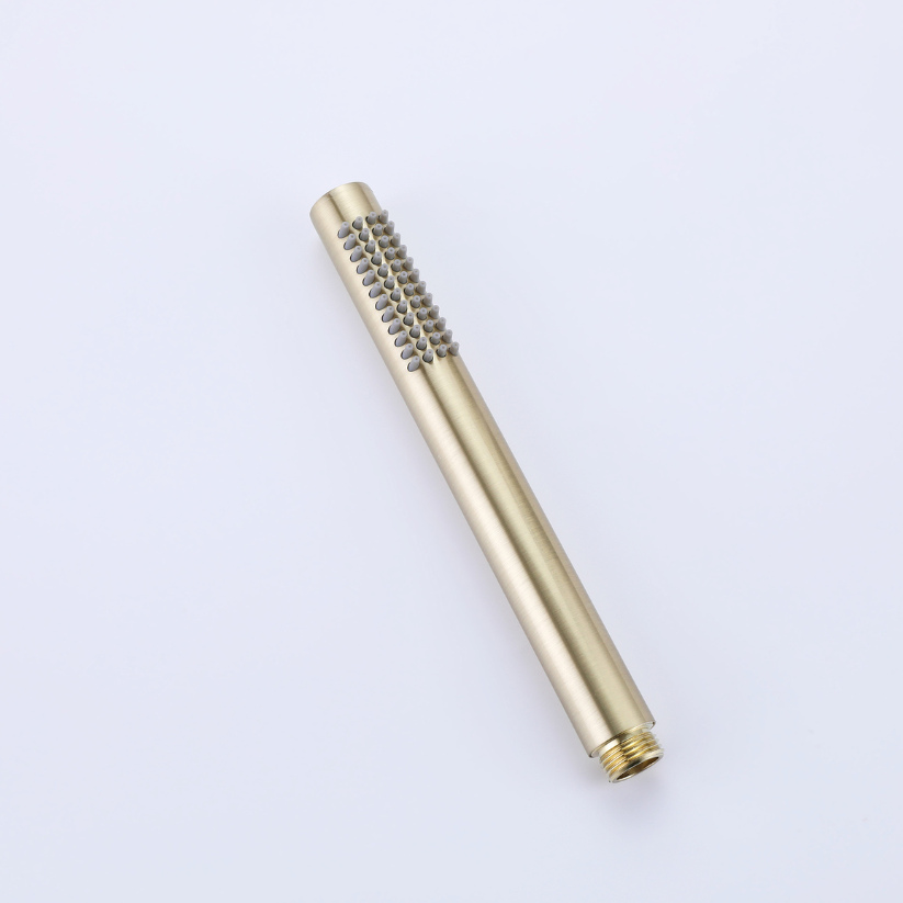 Inbouw Regendoucheset Vincent – Staafhanddouche – Geborsteld goud - Incl. inbouwdeel