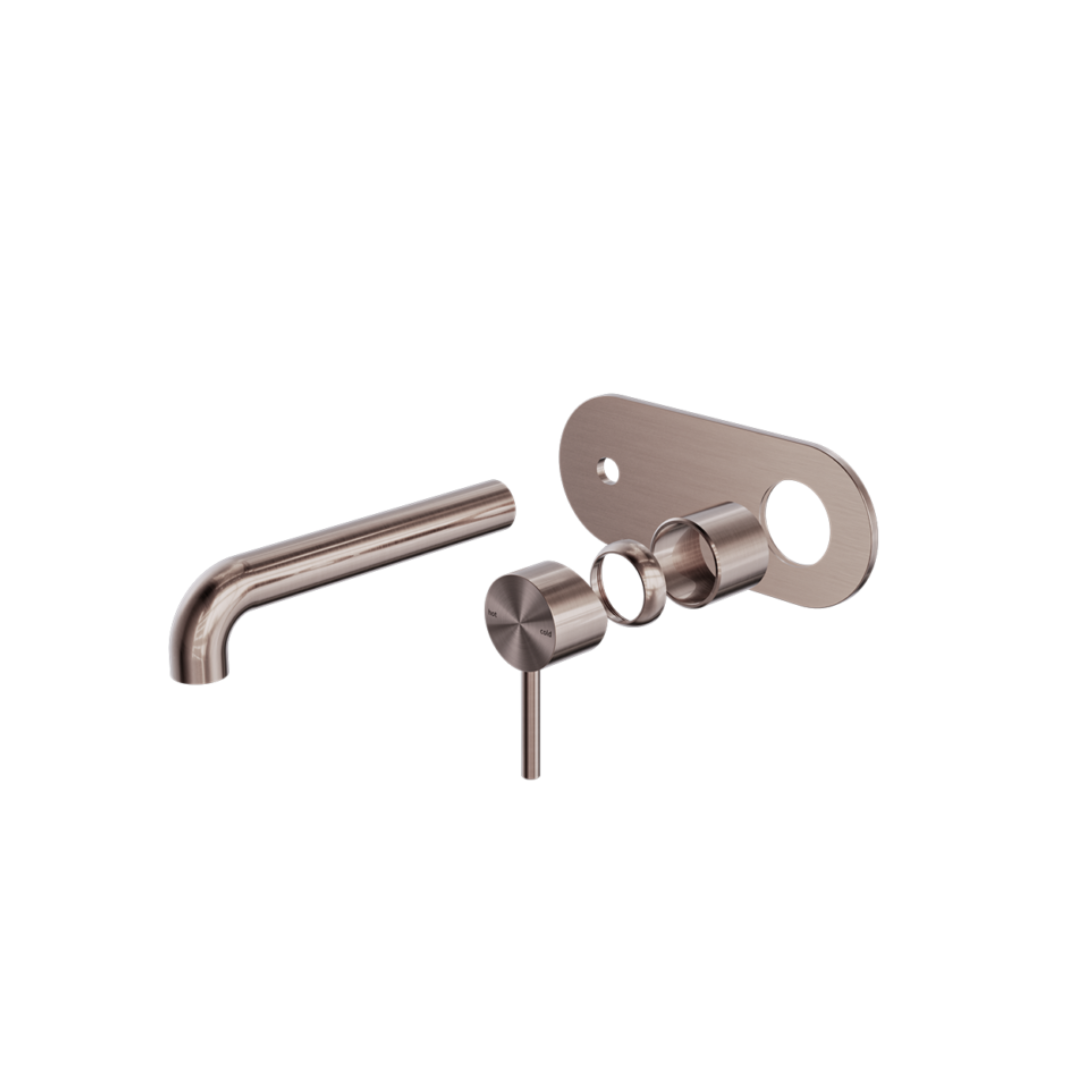 Inbouw wastafelkraan Capri – Brushed bronze