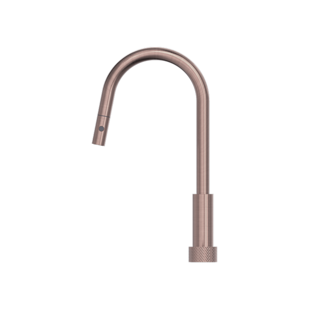 Keukenkraan Valencia – 2-Gats – Brushed Bronze