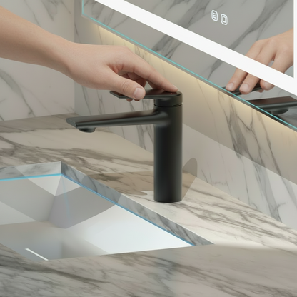 Diego Opbouw Wastafelkraan — Mat zwart