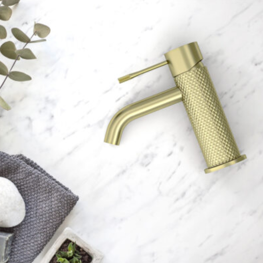 Opbouw wastafelkraan Valencia - 1-Gats - Brushed gold