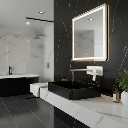 Inbouw wastafelkraan Diego  – Mat wit - Incl. inbouwdeel - 22,5 × 11 × 20 cm