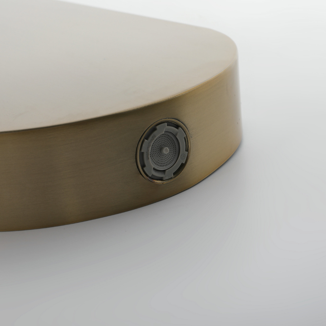 Douchepaneel Elena - LED - Digitaal display - Geborsteld goud - 145 × 18 × 65 cm