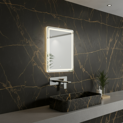 Inbouw wastafelkraan Diego  – Gunmetal grey - Incl. inbouwdeel - 22,5 × 11 × 20 cm