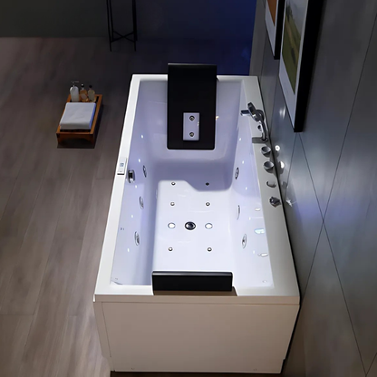 Opbouw Massagebad – Denver – Glans Wit – 170x85x68 cm