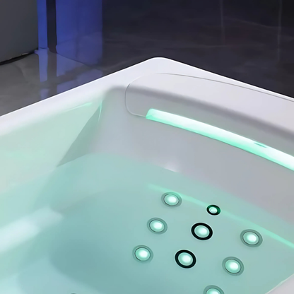 Vrijstaand Massagebad – Bellagio – Glans Wit – 170x85x62 cm