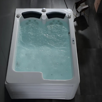 Opbouw Massagebad – Hamilton – Glans Wit – 192x130x75 cm