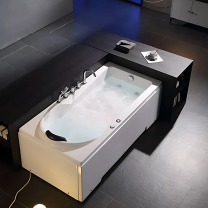 Opbouw Massagebad – Portofino – Glans Wit – 170x82x63 cm