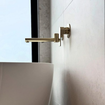 Inbouw mengkraan - Portofino - Brushed gold