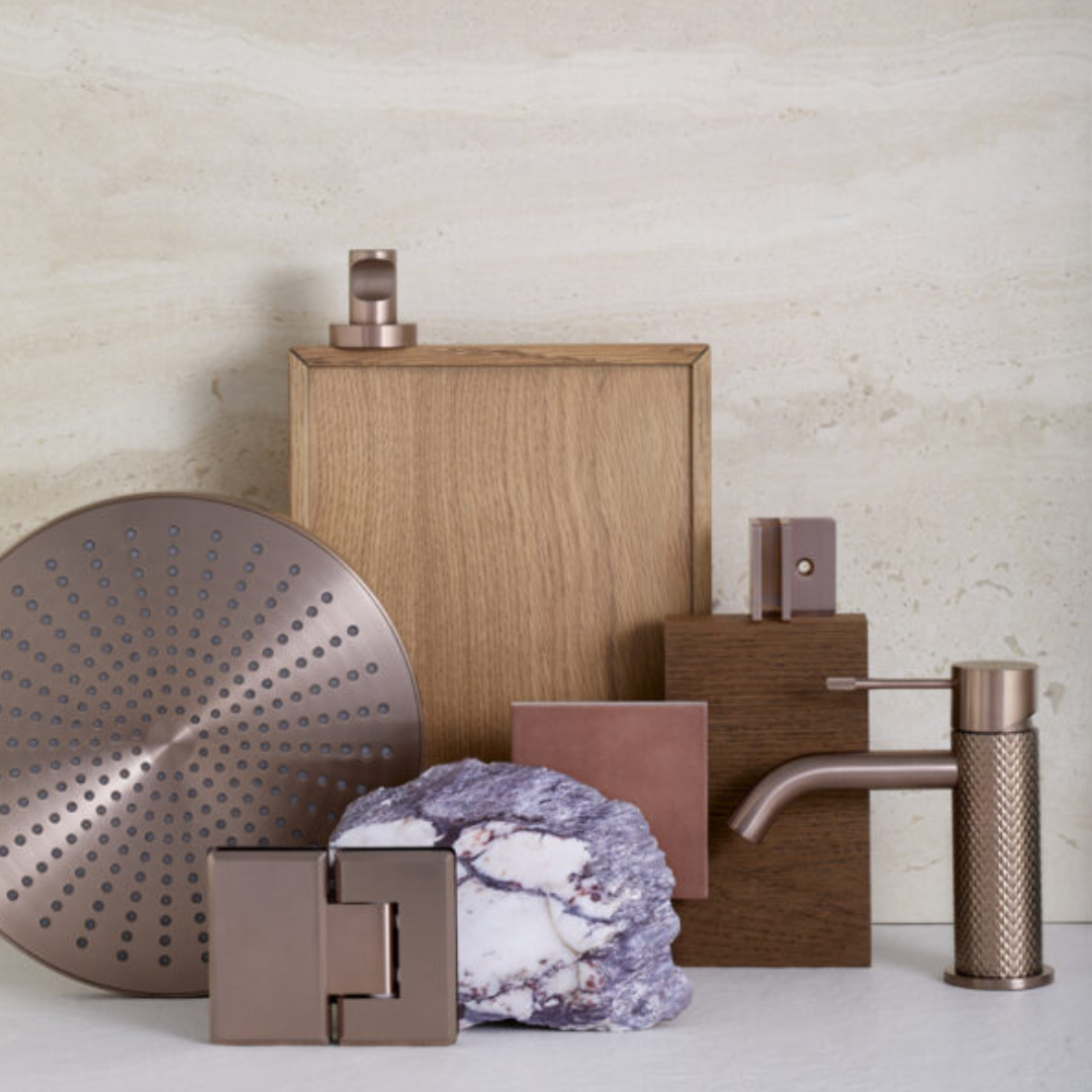 Opbouw wastafelkraan Valencia - 1-Gats - Brushed bronze