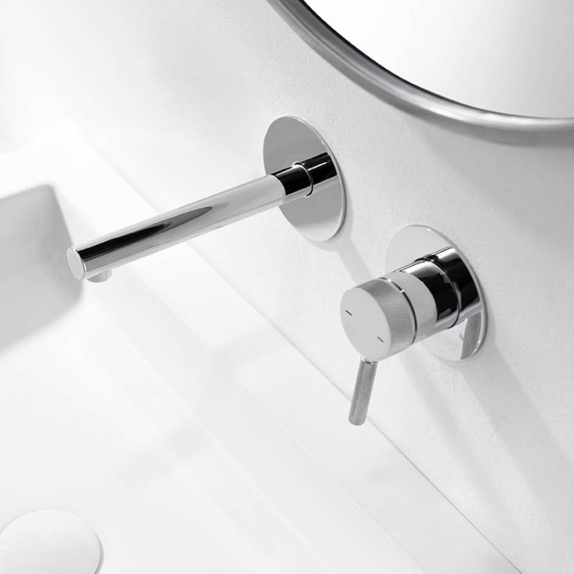 Inbouw wastafelkraan Taylor - Chroom - Incl. inbouwdeel