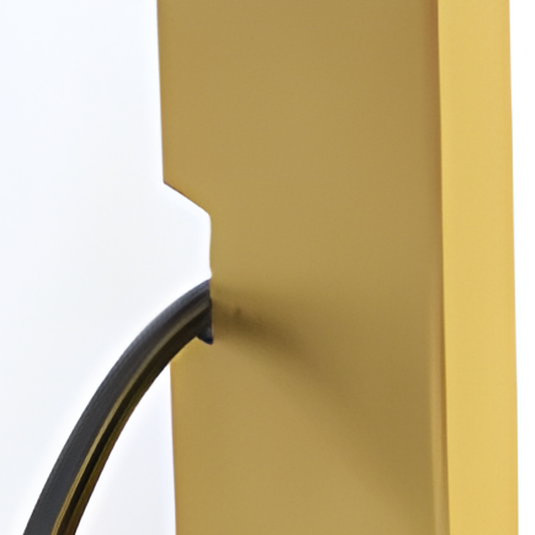 Miroir de salle de bain LED Lorenzo — 151 × 78 cm — Or brossé — Horizontal ou vertical